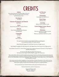 Call of Cthulhu 7E: Harlem Unbound 2nd Edition