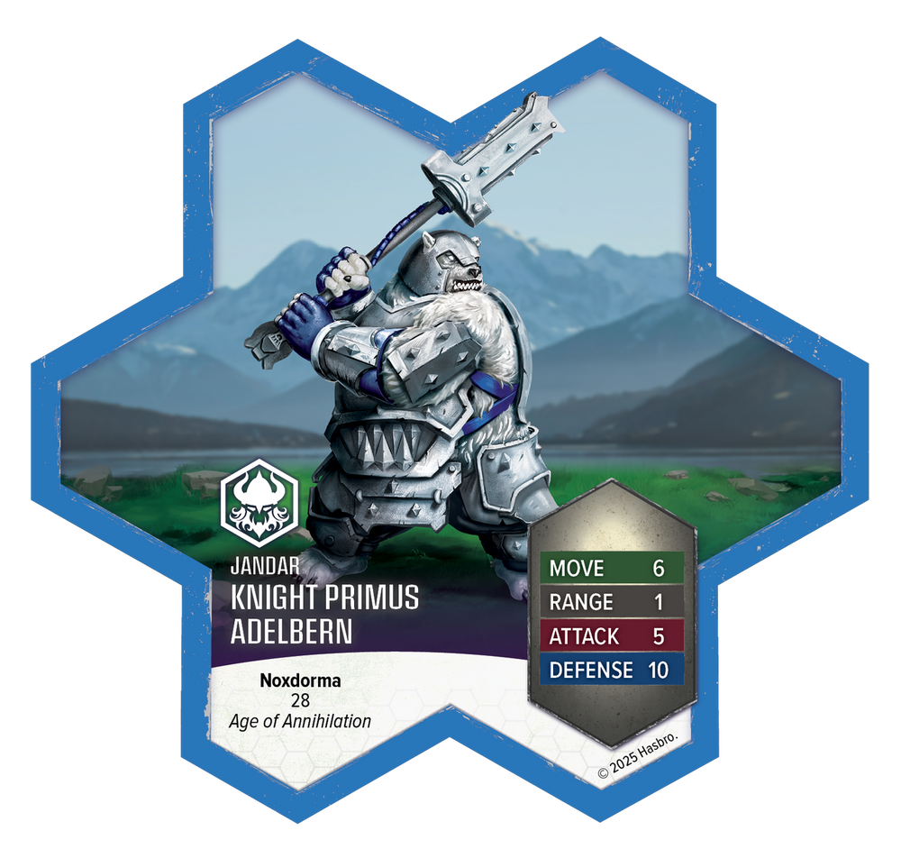 Heroscape: Rising Tide – Knight Primus Adelbern & Ordo Borealis Army Expansion