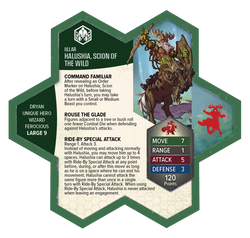 Heroscape: Rising Tide – Sonlen & Halushia, Scion of the Wild Army Expansion