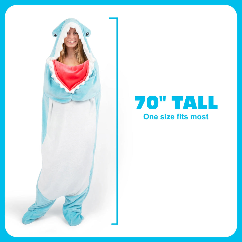 Cozy Concepts Co. - Wearable Hammerhead Shark Blanket (70" tall)