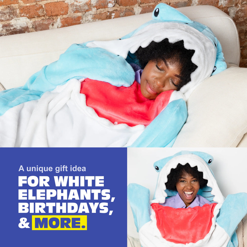 Cozy Concepts Co. - Wearable Hammerhead Shark Blanket (70" tall)