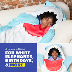 Cozy Concepts Co. - Wearable Hammerhead Shark Blanket (70" tall)
