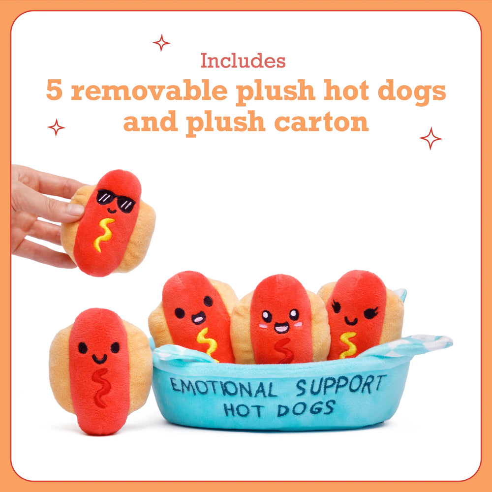 Emotional Support Hot Dogs (Emotional Support Pals Plush)