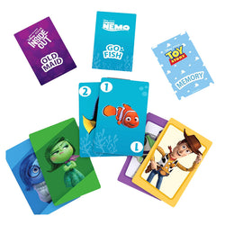 Bicycle Games - Disney Pixar: 3-in-1 Games Set (Old Maid/Go Fish/Memory)