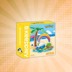 Keeppley Pokémon Tropical Beach Summer Oasis Building Block Set - Take a Nap Snorlax