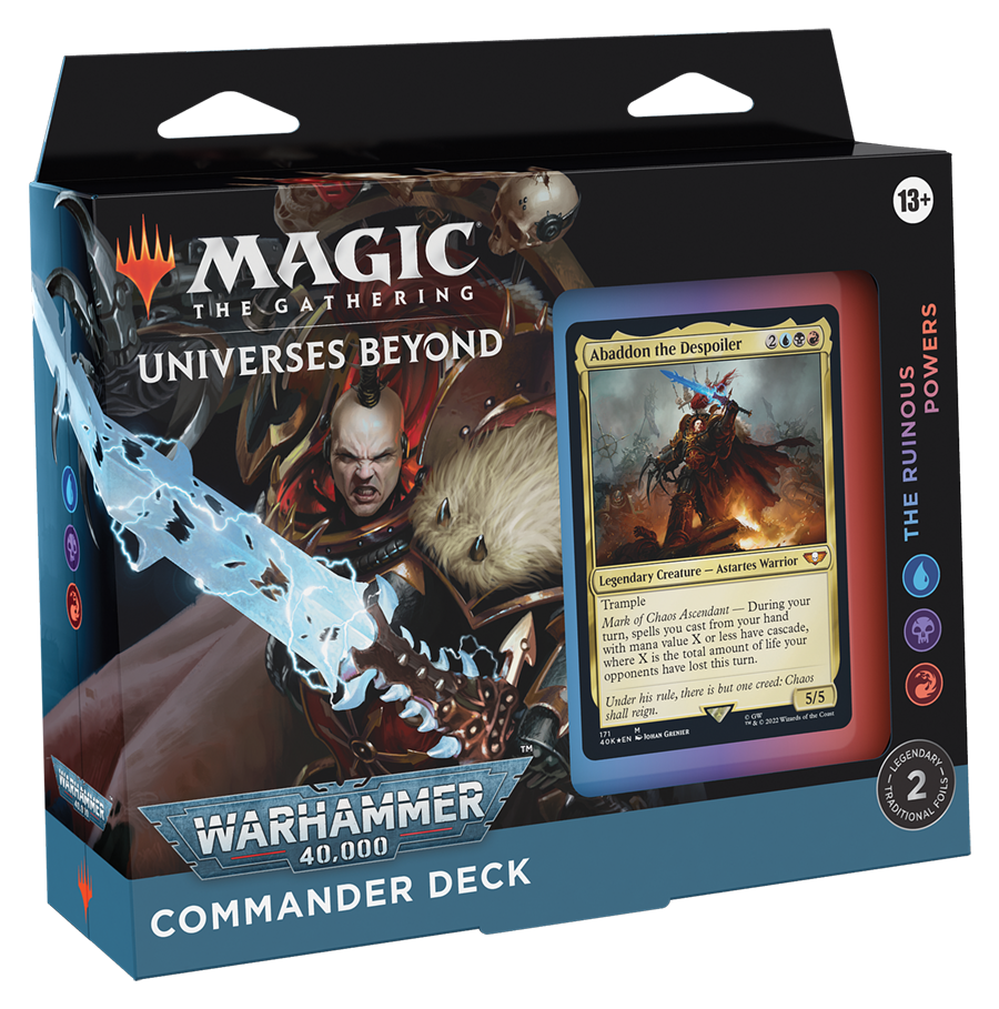 Magic Universes Beyond Warhammer 40,000 Commander Deck - The Ruinous Powers