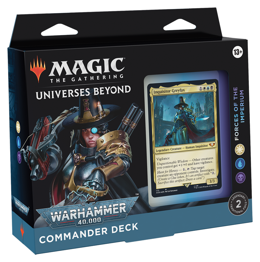 Magic Universes Beyond Warhammer 40,000 Commander Deck - Forces of the Imperium