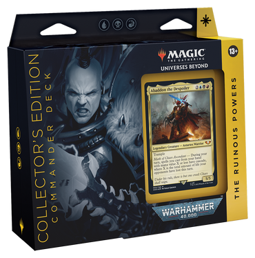 Magic Universes Beyond Warhammer 40,000 Commander Deck Collector's Edition - The Ruinous Powers