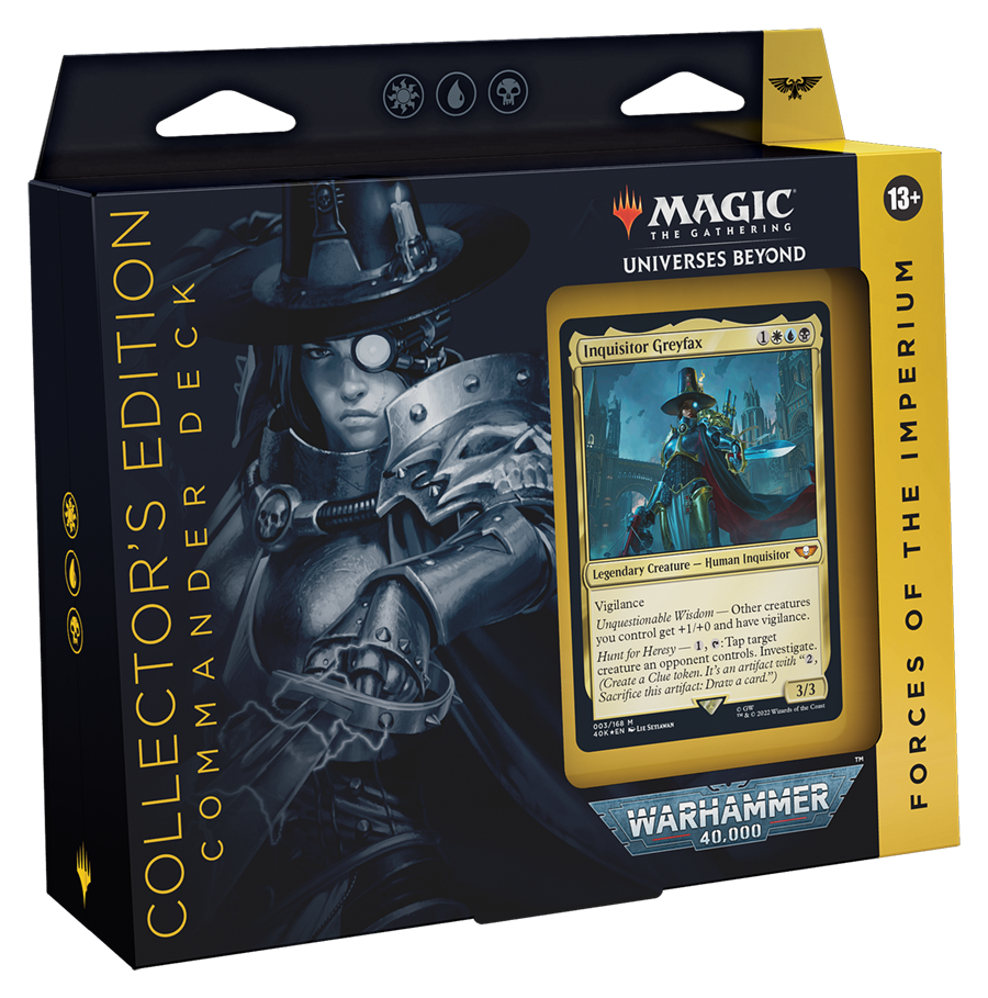 Magic Universes Beyond Warhammer 40,000 Commander Deck Collector's Edition - Forces of the Imperium