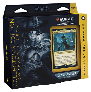 Magic Universes Beyond Warhammer 40,000 Commander Deck Collector's Edition - Forces of the Imperium
