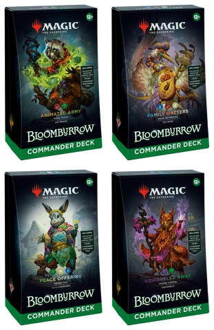 Magic Bloomburrow Commander Deck (Set of 4 Decks)