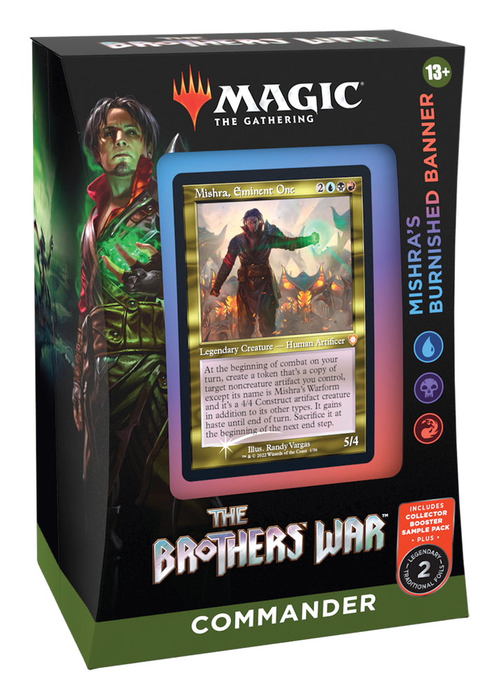 Magic The Brothers' Way Commander Deck - Mishra's Burnished Banner