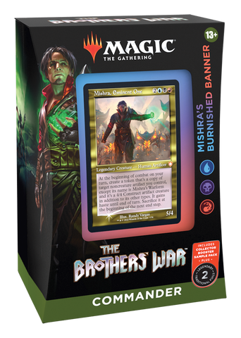 Magic The Brothers' Way Commander Deck - Mishra's Burnished Banner