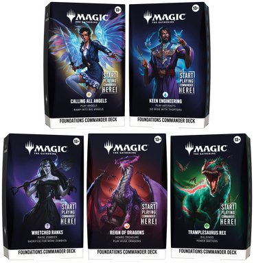 Magic Foundations Commander Deck (Set of 5 Decks) PREORDER for 9/25