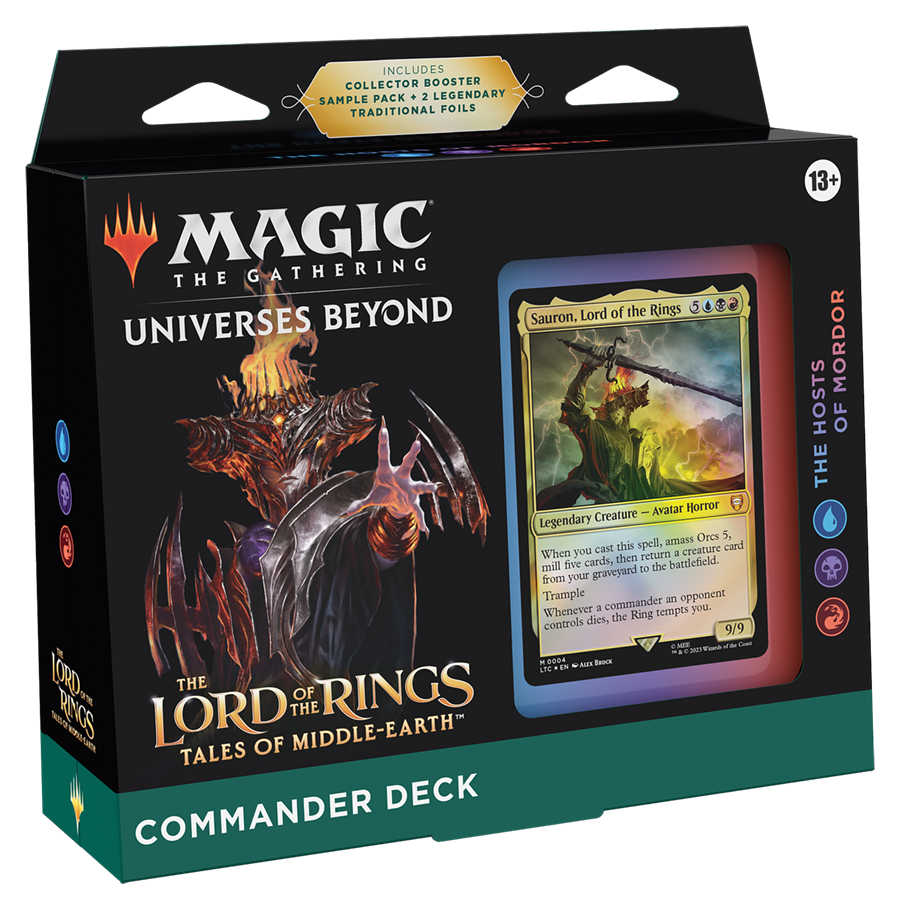 Magic Lord of the Rings: Tales of Middle-earth Commander Deck - The Hosts of Mordor
