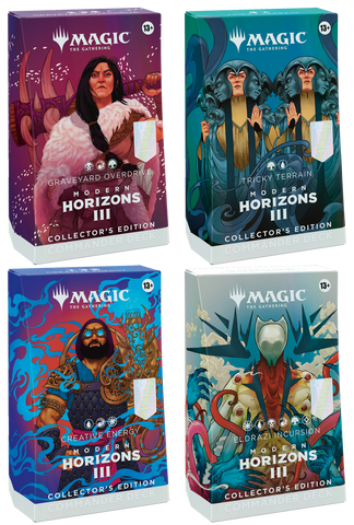 Magic Modern Horizons 3 Collectors Edition Commander Deck (Set of 4 Decks) - Preorder for June 7th