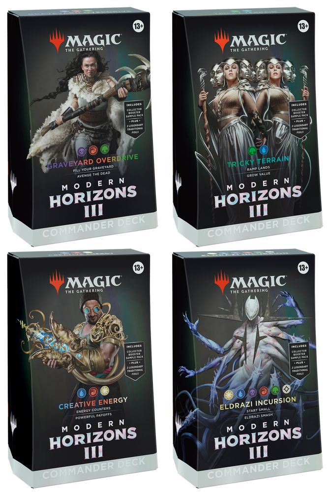 Magic Modern Horizons 3 Commander Deck (Set of 4 Decks)