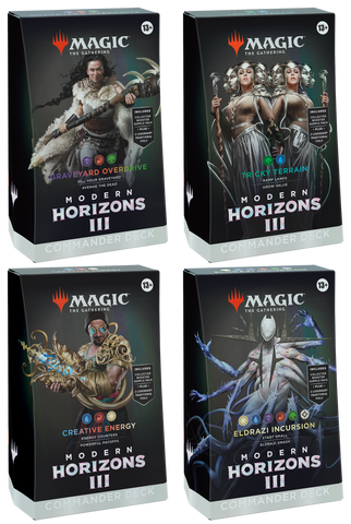 Magic Modern Horizons 3 Commander Deck (Set of 4 Decks) - Preorder for June 7th