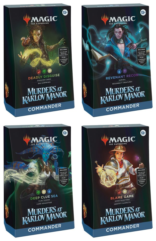 Magic Murders at Karlov Manor Commander Deck (Set of 4 Decks)