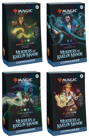 Magic Murders at Karlov Manor Commander Deck (Set of 4 Decks)