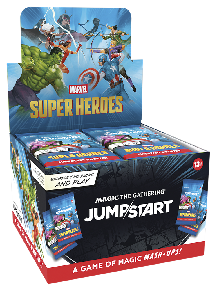 Magic Marvel Super Heroes Jumpstart Booster Box - Preorder for June 19th