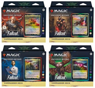Magic Fallout Commander Deck - Set of 4 Decks