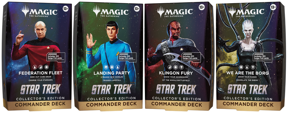 Magic Star Trek Commander Deck Collector's Edition - Set of 4 decks - Pre-Order for November 6th