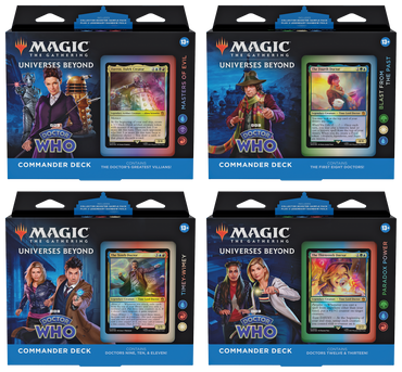 Magic Universes Beyond: Doctor Who Commander Deck - Set of 4 Decks