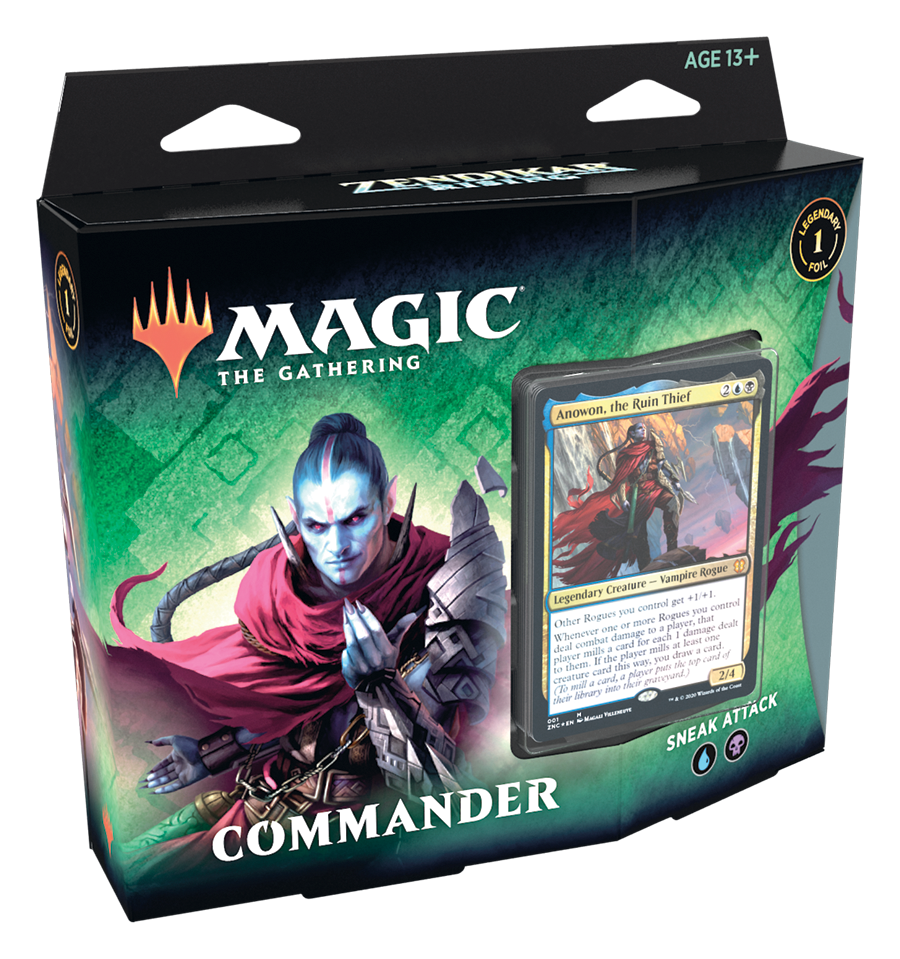 Magic Zendikar Rising Sneak Attack Commander Deck