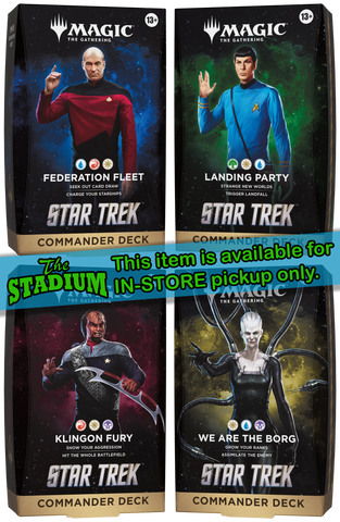Magic Star Trek Commander Deck - Set of 4 decks - Pre-Order for November 6th