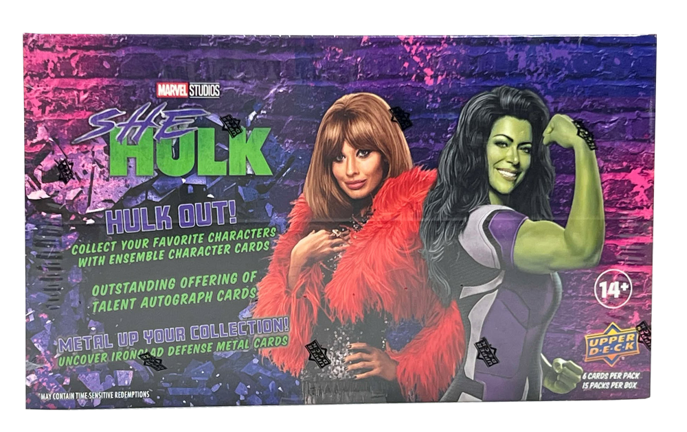 Marvel Studios She-Hulk Trading Cards Hobby Box (Upper Deck 2024)