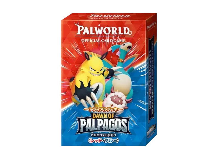 Palworld OCG Dawn of Palpagos Red Blue Trial Deck