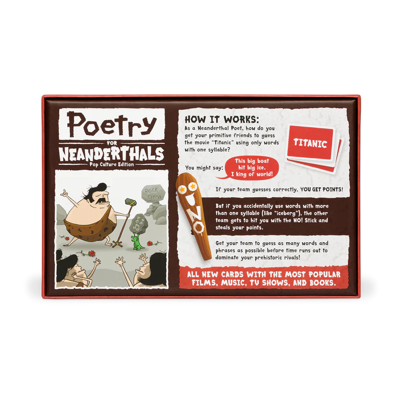 Poetry for Neanderthals: Pop Culture