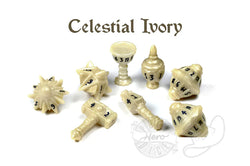 PolyHero Dice - The Cleric 8pc Dice Set