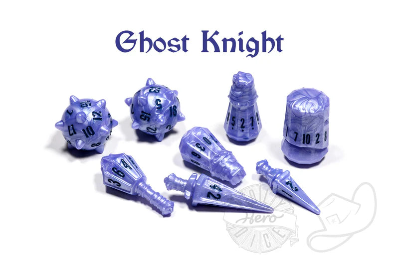 PolyHero Dice - The Warrior 8pc Dice Set