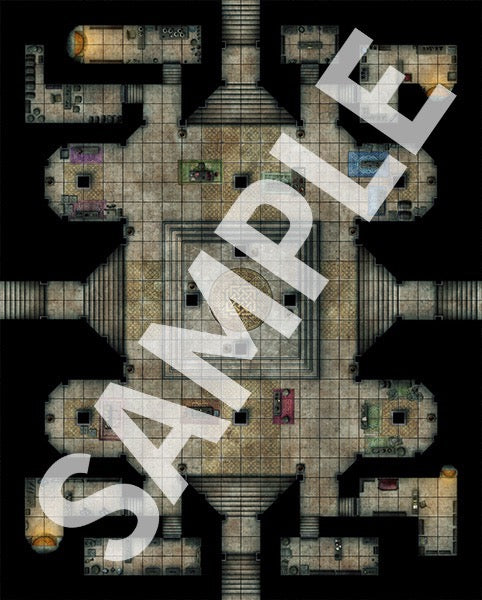 Pathfinder 2E: Flip-Mat: Underground City Multi-Pack