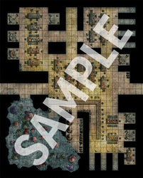 Pathfinder 2E: Flip-Mat: Underground City Multi-Pack