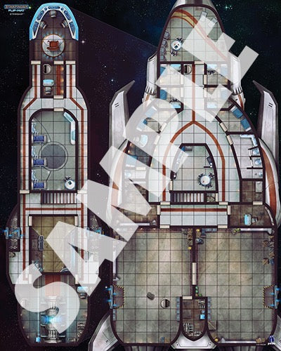 Starfinder: Flip Mat Starship