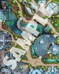 Starfinder Flip-Mat: Urban Sprawl