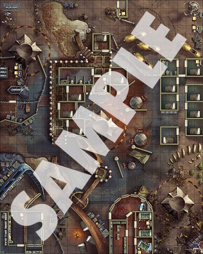 Starfinder Flip-Mat: Urban Sprawl