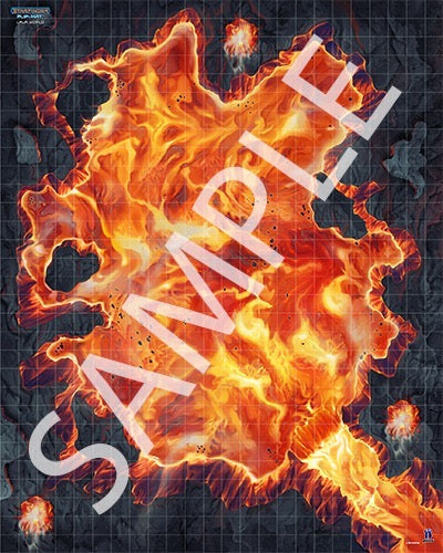 Starfinder Flip-Mat: Lava World
