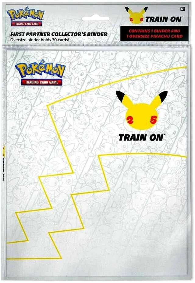 Pokémon TCG: First Partner Collector's Binder for Jumbo Cards with Pikachu Promo