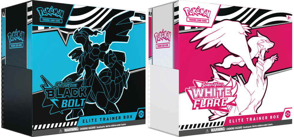Pokémon TCG: Black Bolt & White Flare Elite Trainer Box Set of 2