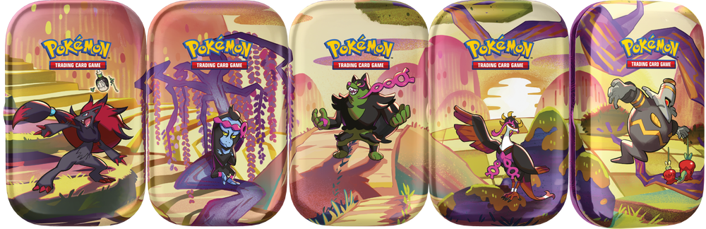 Pokémon TCG: Scarlet & Violet - Shrouded Fable Mini Tins Set of 5