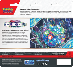 Pokémon TCG: Scarlet & Violet - Stellar Crown 3 Pack Blister Pack with Promo Card