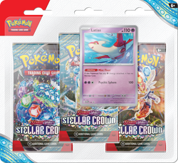 Pokémon TCG: Scarlet & Violet - Stellar Crown 3 Pack Blister Pack with Promo Card