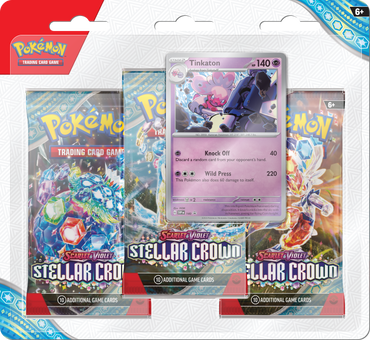 Pokémon TCG: Scarlet & Violet - Stellar Crown 3 Pack Blister Pack with Promo Card