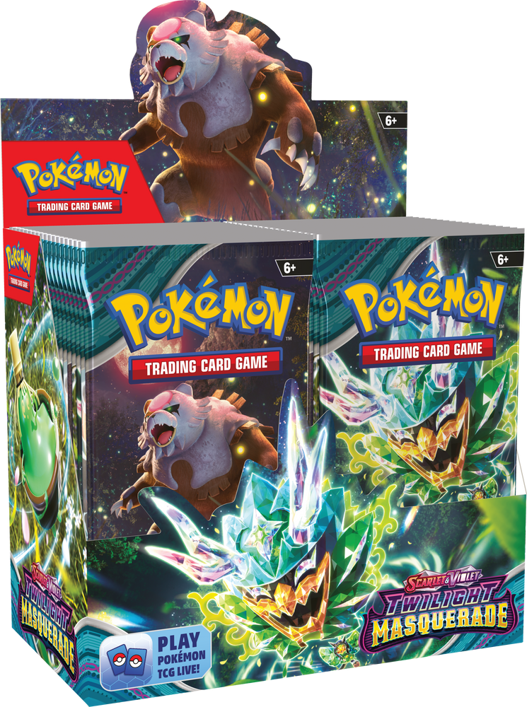 Pokémon TCG: Scarlet & Violet - Twilight Masquerade Booster Box - Preorder for May 20th
