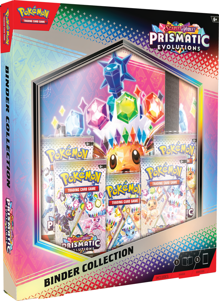 Pokémon TCG: Scarlet & Violet Prismatic Evolutions Binder Collection - IN STORE ONLY - LIMIT 1  - Pre-order for 01/17/2025