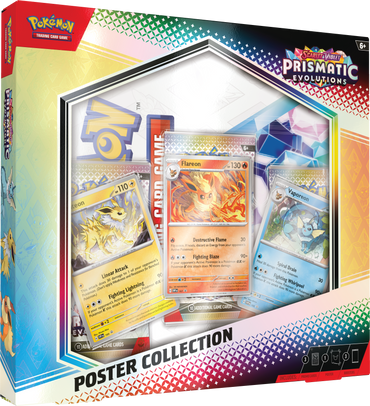 Pokémon TCG: Prismatic Evolutions Poster Collection - IN STORE ONLY - LIMIT 1  - Pre-order for 01/17/2025